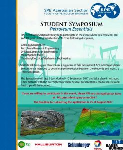 Hurry up! Apply for SPE Azerbaijan Student Symposium! 