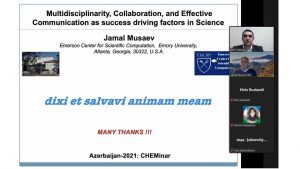 CHEMinar №3 – Multidisciplinarity, Collaboration and Effective Communication as Success Driving Factors in Science